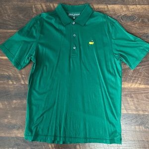 Vintage Masters Collection Green Logo Golf Polo